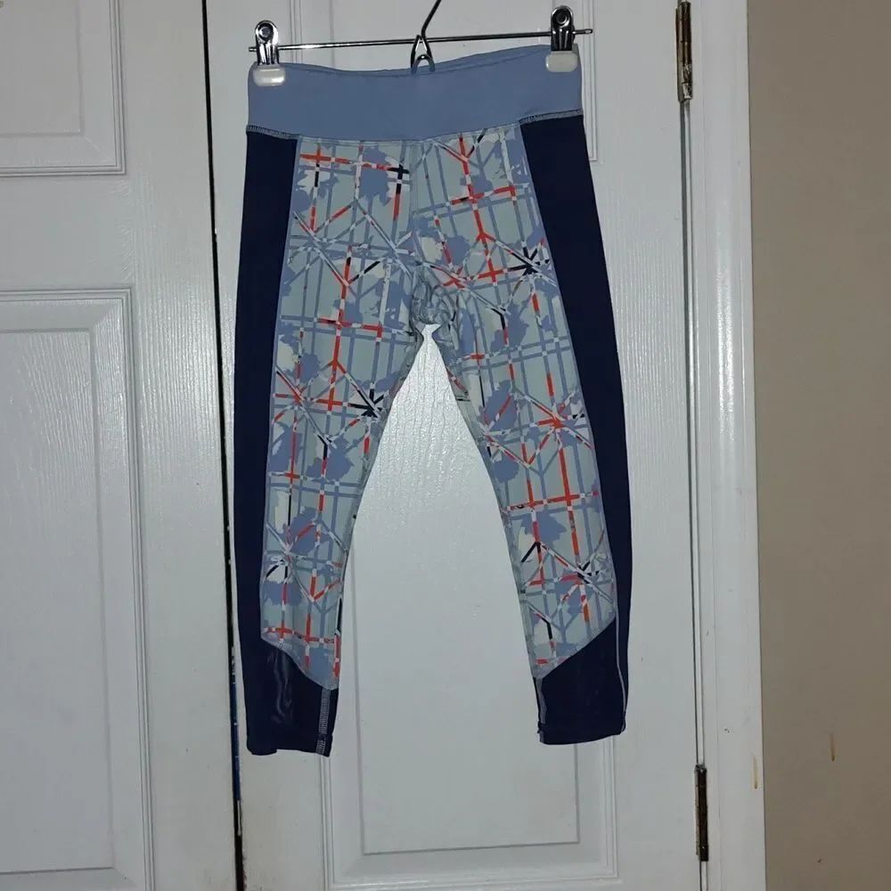 Gianni Bini workout running athletic training cropped leggings Sz S